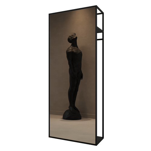 Зеркало-стеллаж KATARIS XL черный, 200 x 80 см