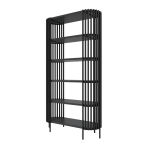 Стеллаж TRUBIS черный, 37 х 100 х 180 см