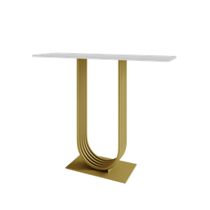 Консоль ARFEO 100 х 35 см, белый/золотой