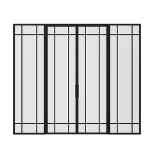 Распашная перегородка с бесцветным стеклом FLOROVIA