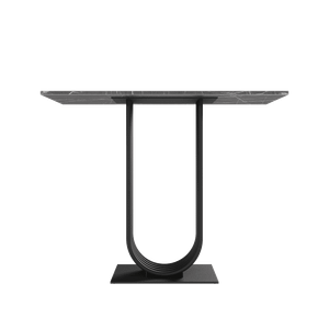 Консоль ARFEO 100 х 35 см, темный мрамор/черный