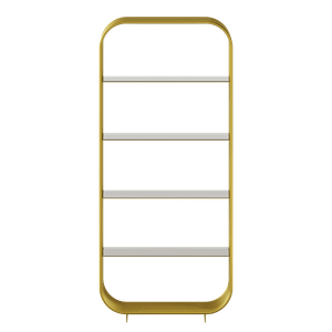 Стеллаж ARKONIS золотой, 34 х 92 х 207 см