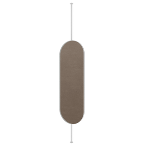 Зеркало в белой раме VERUF L