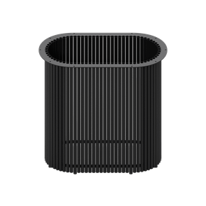 Подстолье черное TRUBIS Oval, 70 х 35 см