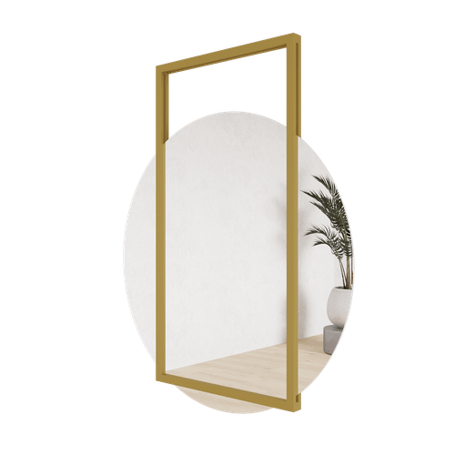 Зеркало в золотой раме KRAUGS, 89 х 79 см