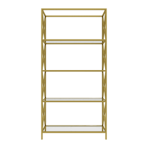 Стеллаж IKSONI золотой, 200 х 100 см