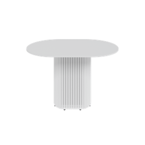 Обеденный стол TRUBIS Wood Oval 120 х 80 см, белый