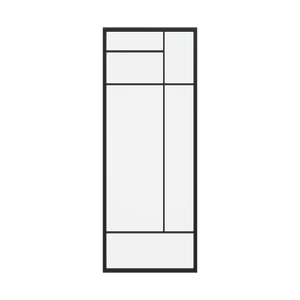 Статичная перегородка с бесцветным стеклом FURNIMA