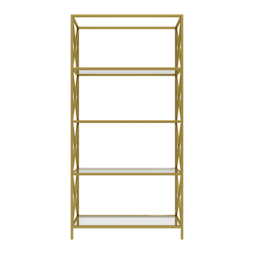 Стеллаж IKSONI золотой, 200 х 100 см