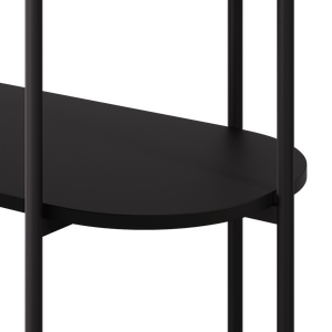 Стеллаж AMFERIX черный, 42 х 142 х 202 см