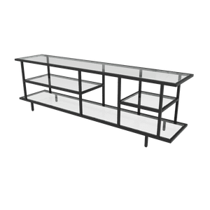 Тумба черная BOSCUR, 184.5 х 39.5 см