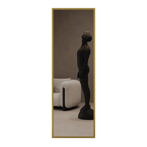 Зеркало-стеллаж KATARIS L золотой, 180 x 60 см