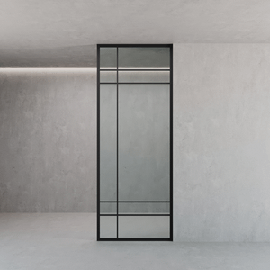 Статичная перегородка с бесцветным стеклом LUMISSO 100 х 260 см