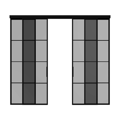 Раздвижная перегородка с тонированным стеклом CALISTASA 300 х 260 см