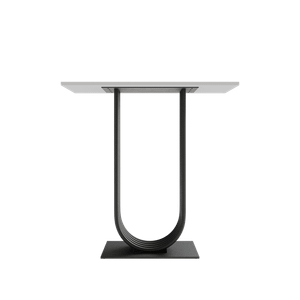 Консоль ARFEO 80 х 35 см, белый/черный