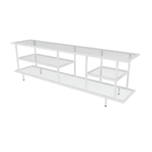 Тумба белая BOSCUR, 184.5 х 39.5 см