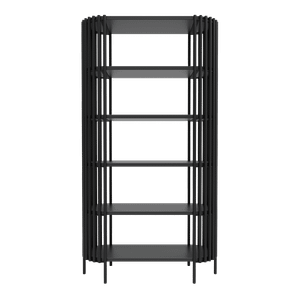 Стеллаж TRUBIS черный, 37 х 100 х 180 см