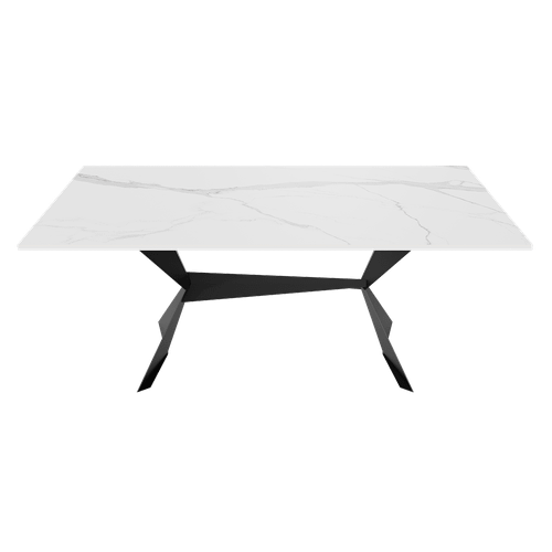 Обеденный стол керамический TULIPSO Stone 180 х 90 см, черный