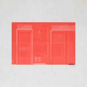 Магнитно-маркерная доска красная 100 x 150 см