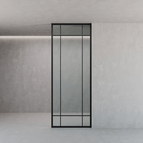 Статичная перегородка с бесцветным стеклом VITALORE 100 х 260 см