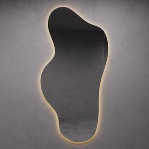 Зеркало SKYSO 2 NF LED с теплой подсветкой, 200 х 100 см