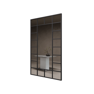 Зеркало-окно в черной раме WINDIX XL, 200 х 120 см